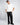 T-shirt cropped fit bianco 