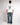 T-shirt cropped fit Atelier Angel bianco 