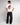 T-shirt cropped fit Tokyo Sun bianco 