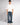 T-shirt cropped fit Contemporary Code bianco 