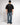 T-shirt cropped fit Contemporary Code nero 