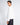 T-Shirt longsleeve cropped fit bianco 