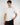 T-shirt regular fit in filo di scozia bianco 