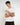 T-shirt regular fit in filo di scozia bianco 