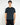 T-shirt regular fit in filo di scozia blu 