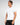T-shirt regular fit elasticizzata bianco 