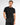 T-shirt regular fit elasticizzata nero 