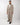 London Kleid, zweireihig, kurz, weiter Saum, Beige