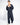 Set coordinato college balloon fit blu