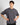 T-shirt oversize100% cotone grigio antracite 