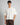 T-shirt scollo V cropped fit avorio 