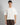 T-shirt scollo V cropped fit avorio 