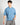 T-shirt scollo V cropped fit celeste 