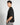 T-shirt scollo V cropped fit nero 