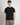 T-shirt regular fit in 100% cotone nero 