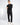 Set coordinato girocollo basic regular fit nero