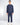 Set coordinato girocollo basic regular fit blu