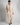 Abito London monopetto crop fondo largo lino beige