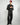 Coordinato Frame cropped fit nero