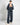 Coordinato balloon fit con cappuccio blu