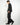 Coordinato Layer in gabardine nero