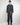 Coordinato Layer in denim effetto melange blu