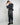 Coordinato Layer in denim effetto melange blu