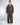 Set coordinato cappuccio balloon fit marrone
