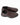 Derby eco con suola in gomma marrone 