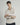 Camicia relaxed fit manica lunga righe beige 
