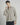 Camicia relaxed fit manica lunga righe verde 