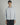 Camicia relaxed fit manica lunga celeste 