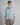 Camicia boxy fit celeste 