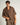 Camicia Ren relaxed fit marrone 
