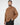 Cardigan spiga cropped fit tabacco 