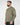 Cardigan spiga cropped fit verde militare 