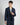 Blazer London doppiopetto crop blu 