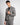 Blazer London doppiopetto crop grigio chiaro 