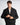 Blazer London monopetto crop lino nero 