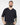 T-shirt scollo a V in filo blu 