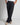 Pantalone London fondo ampio lino blu 