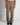 Pantalone London fondo ampio lino  fango 
