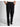 Pantalone London fondo ampio lino nero 