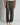 Pantalone London fondo ampio lino verde 