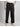 Pantalone London fondo ampio nero 