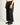 Pantalone Kobe in gabardine nero 
