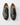 Mocassino in pelle con nappina nero 