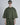 T-shirt scuba in felpa verde militare 