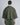 T-shirt scuba in felpa verde militare 