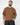 T-shirt girocollo in filo tabacco 